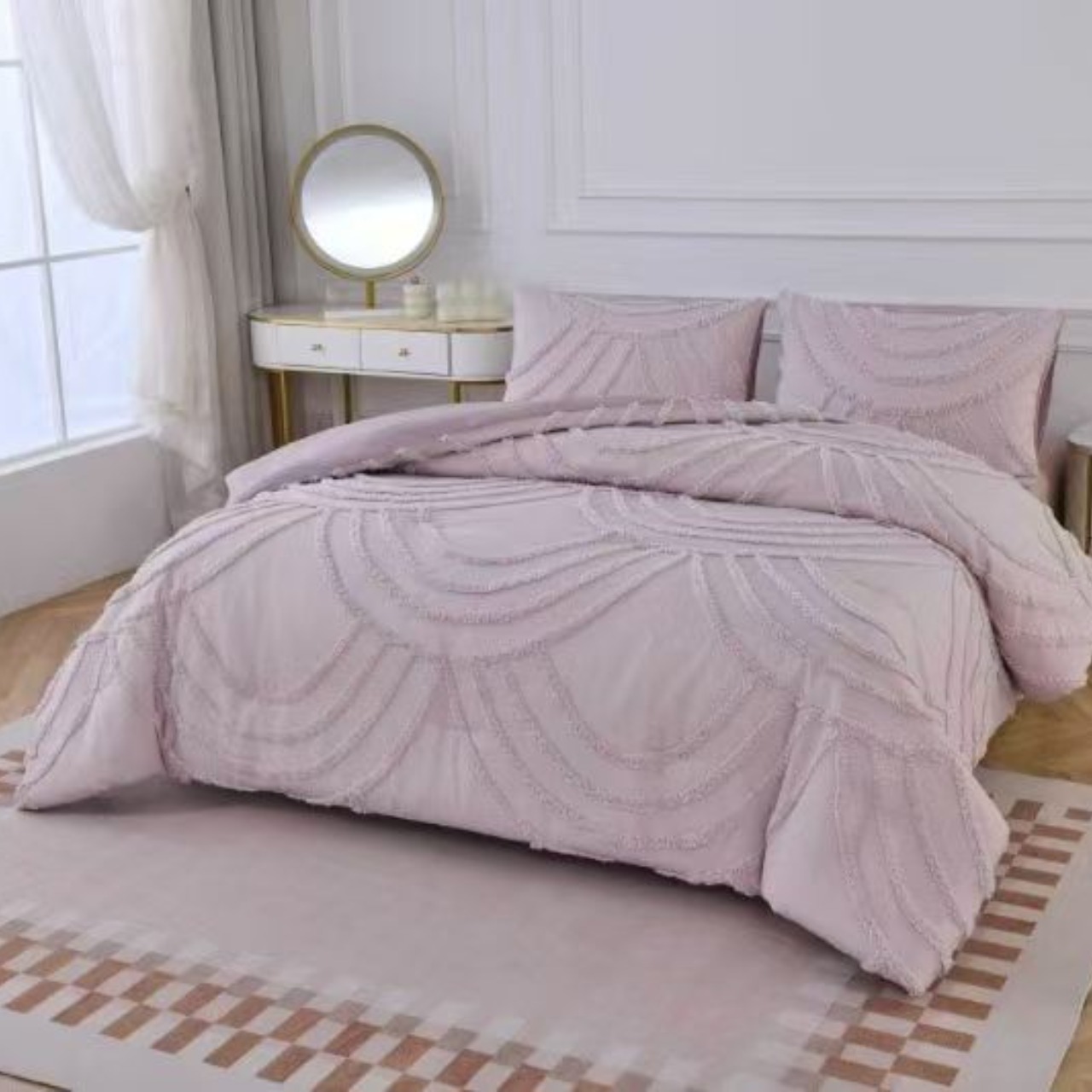 روتختی2نفره برجسته بوهو 6تیکه طرح نیم دایره