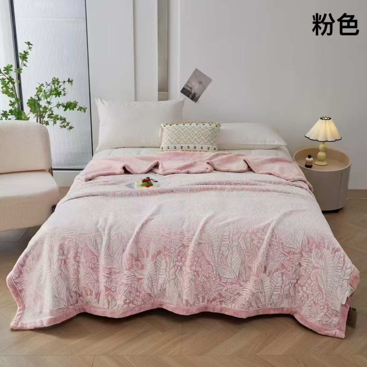 پتو گوسفندی ضخیم طرحدار 2نفره