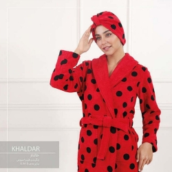 حوله پالتویی طرح خالدار
