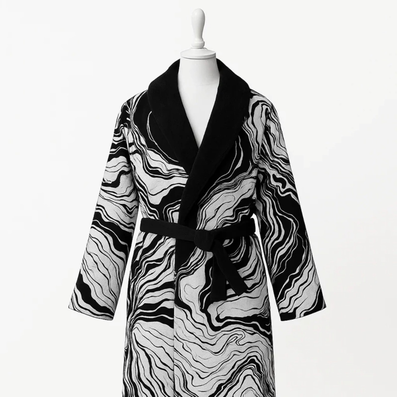 حوله پالتویی طرح  پروا