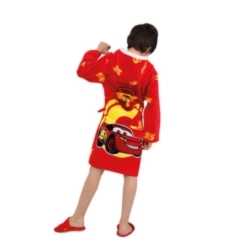 حوله پالتویی کودک طرح ماشین سایز80