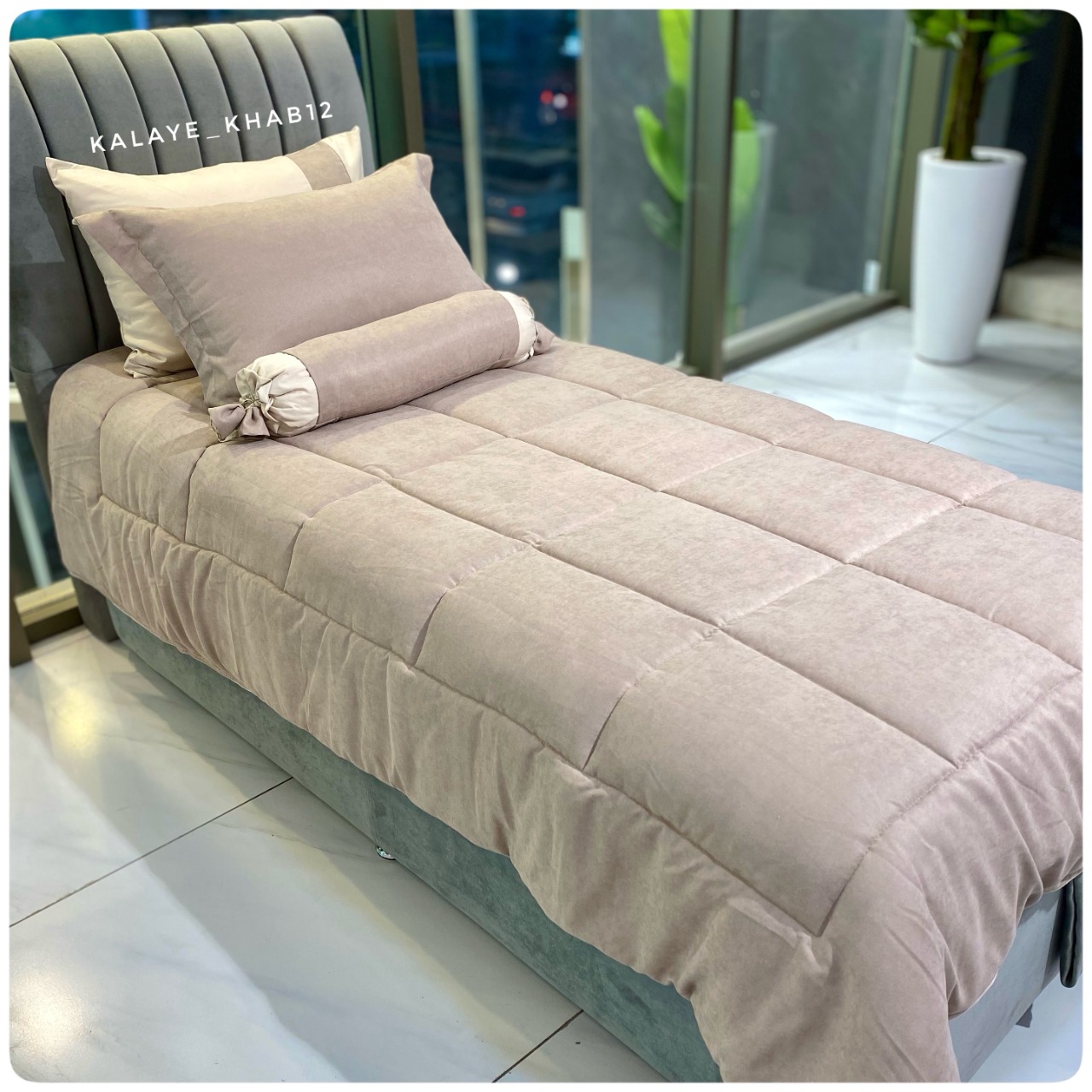 روتختی هازان 2نفره 9تیکه کرم بژ کد 3211