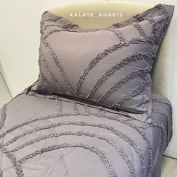 روتختی1 نفره برجسته بوهو 4 تیکه طرح نیم دایره طوسی