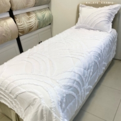 روتختی2 نفره برجسته بوهو 6 تیکه طرح نیم دایره سفید