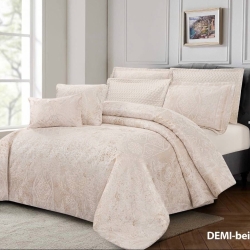 روتختی ژاکارد طرح دمی بژ