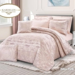 روتختی ژاکارد طرح نیکا صورتی