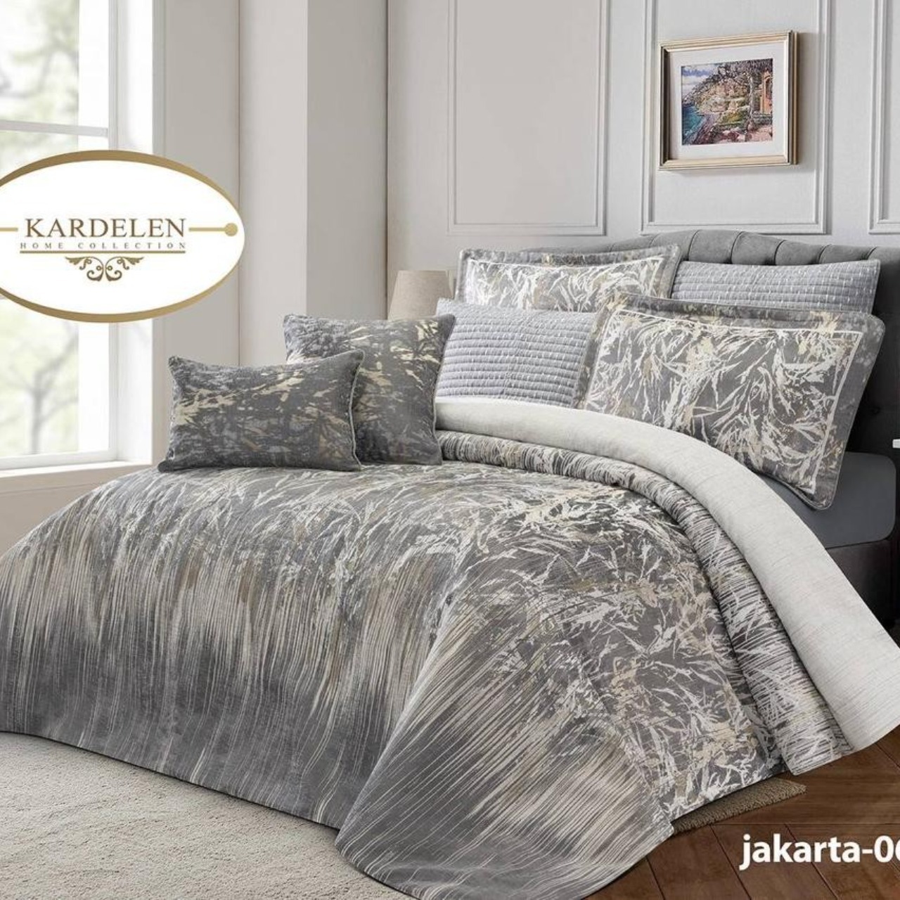 روتختی ژاکارد طرح جاکارتا بلک