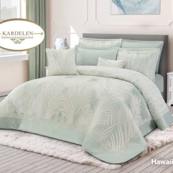 روتختی ژاکارد طرح هاوایی سبز