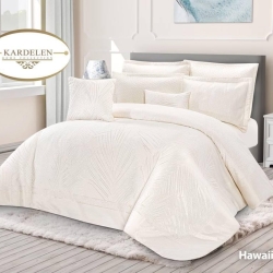 روتختی ژاکارد طرح هاوایی کرم