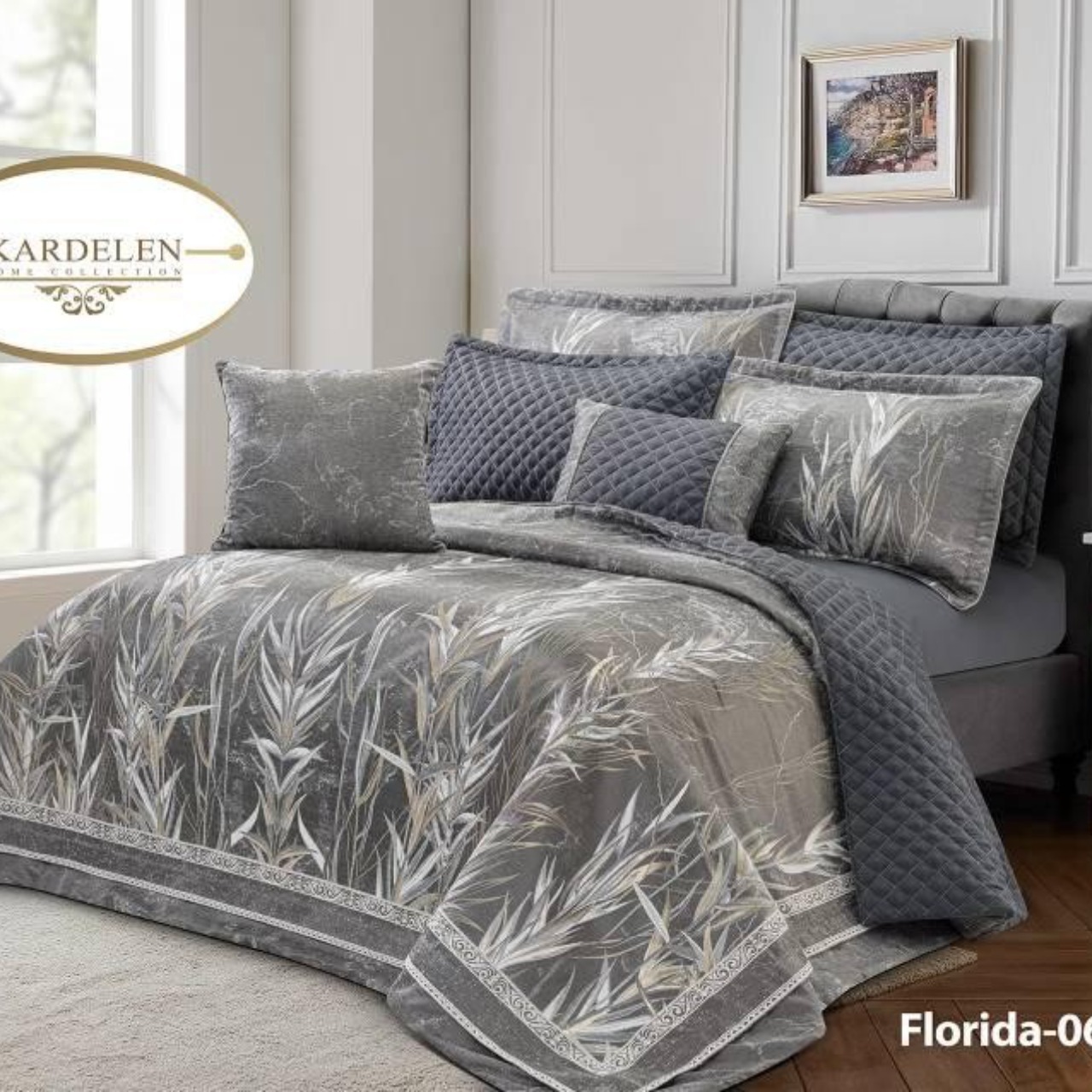 روتختی ژاکارد طرح فلوریدا بلک