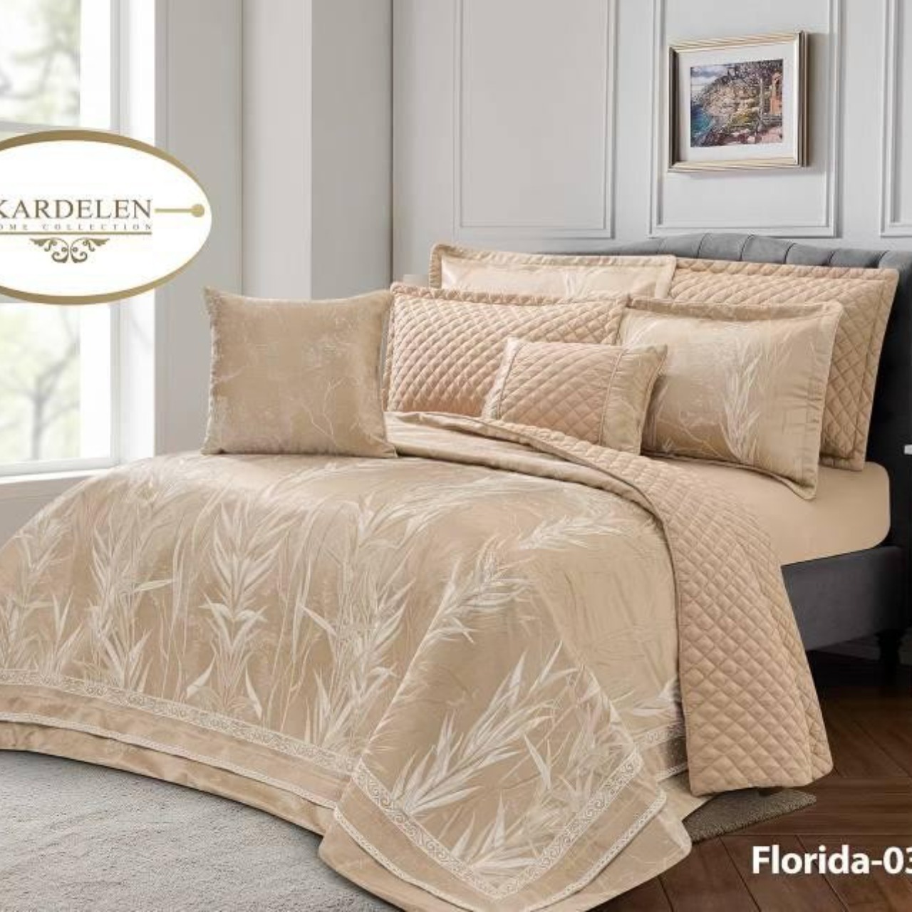 روتختی ژاکارد طرح فلوریدا نسکافه ای